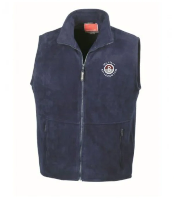 Berkeley Enthusiasts Fleece gilet - £31.95 inc vat & carriage